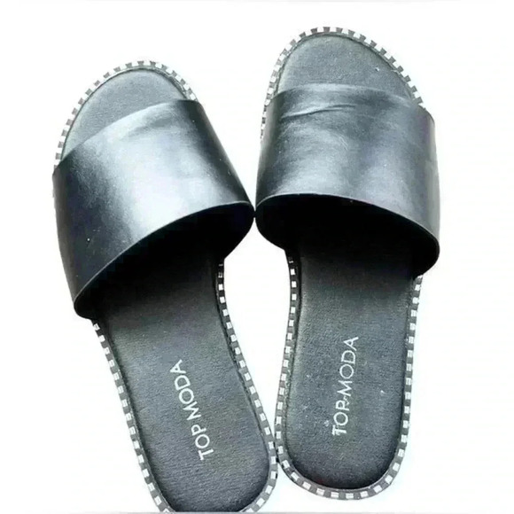 TOP Moda Shoes - Top Moda slip on‎ sandals.